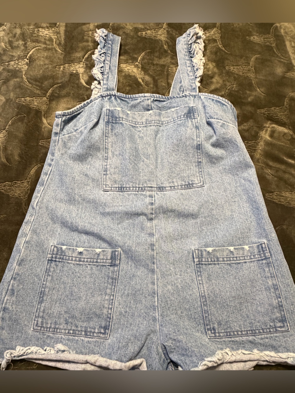 Show me your mumu denim overalls
